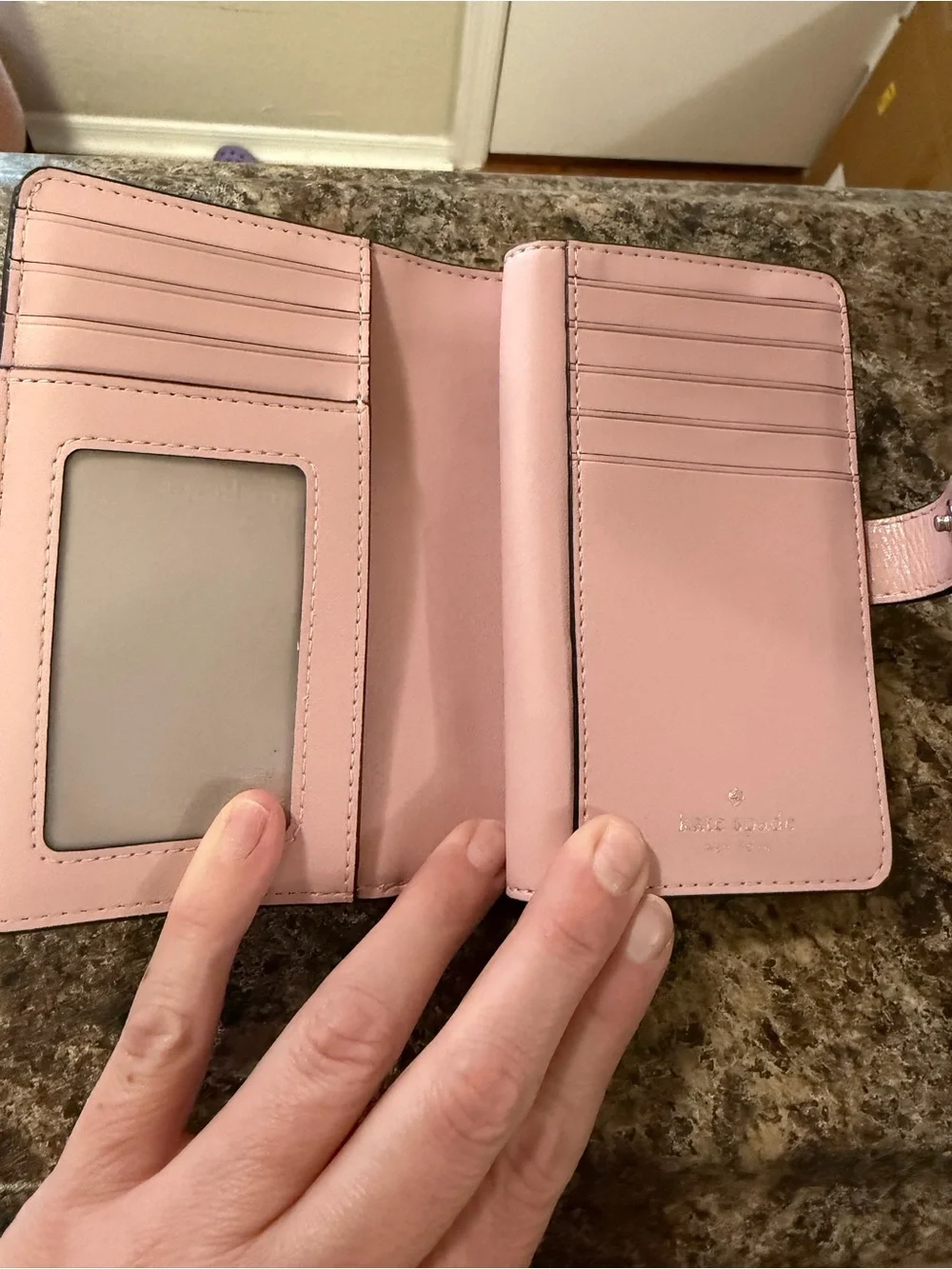 Kate Spade Zip Wallet-Blush Pink